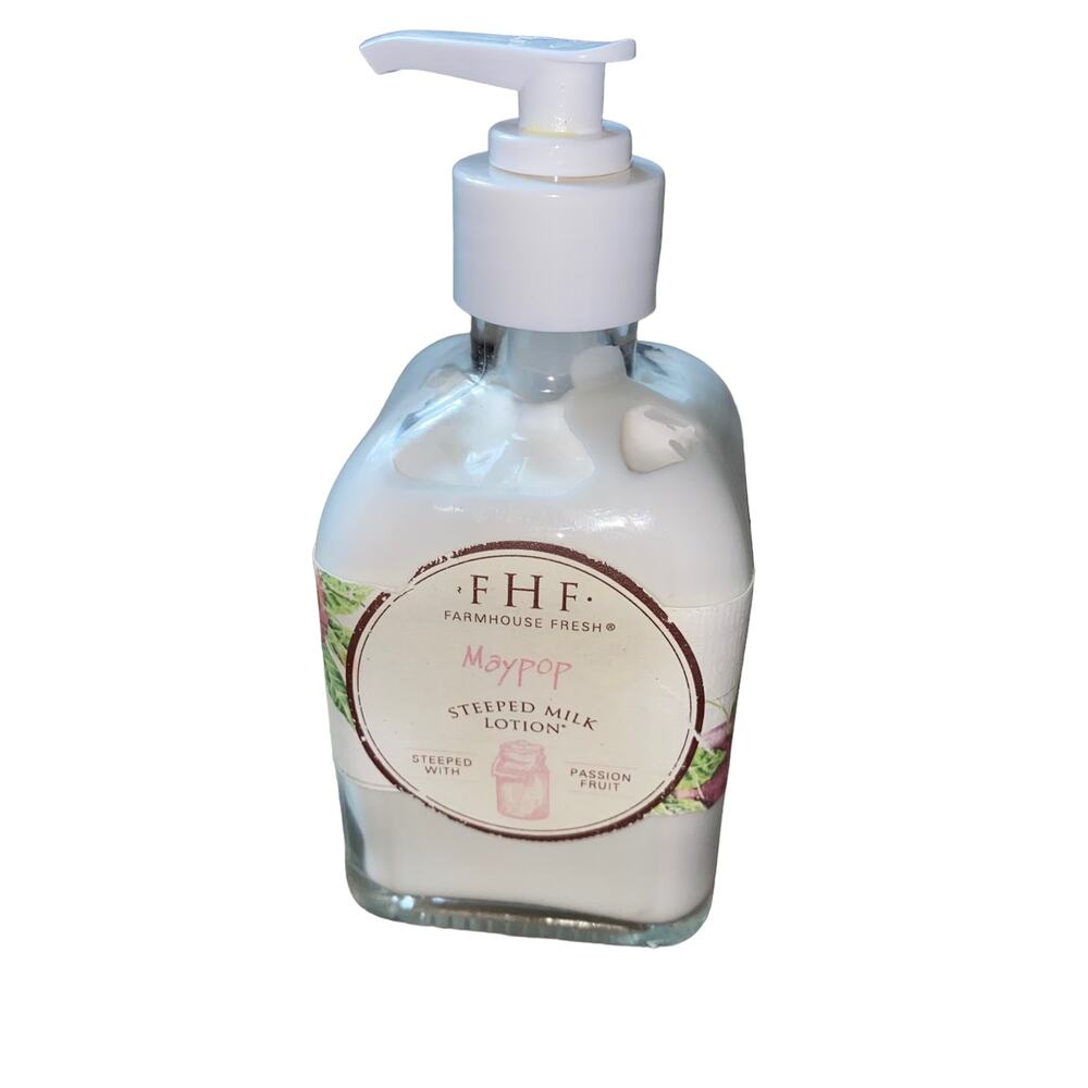 Farmhouse Fresh Maypop Steeped Milk Lotion Steeped with Passion Fruit 8 oz NEW